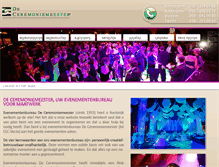 Tablet Screenshot of ceremoniemeester.com